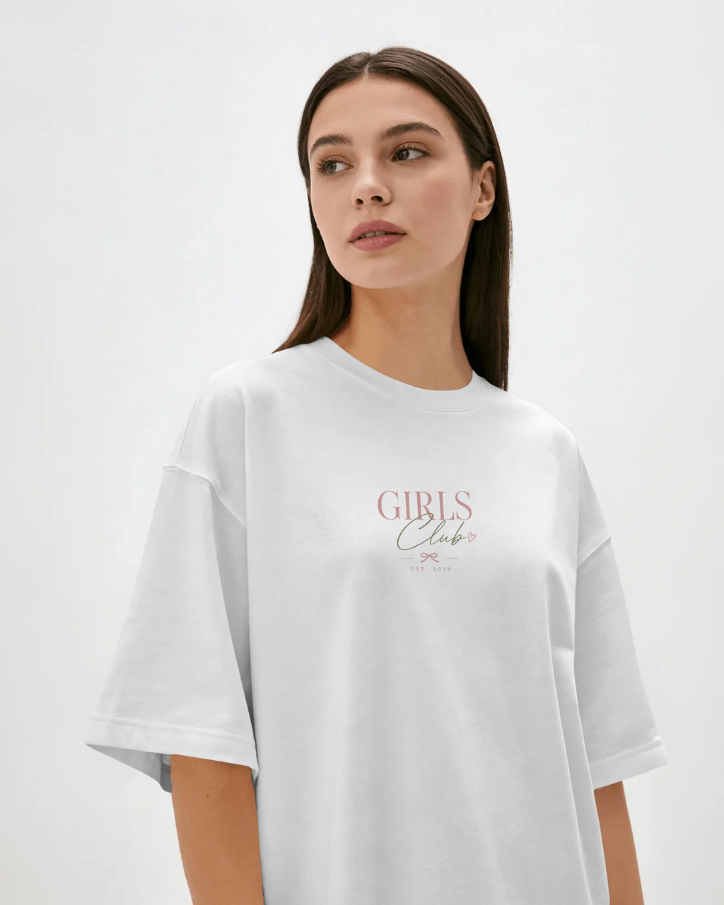 Girls Club Oversized Tee