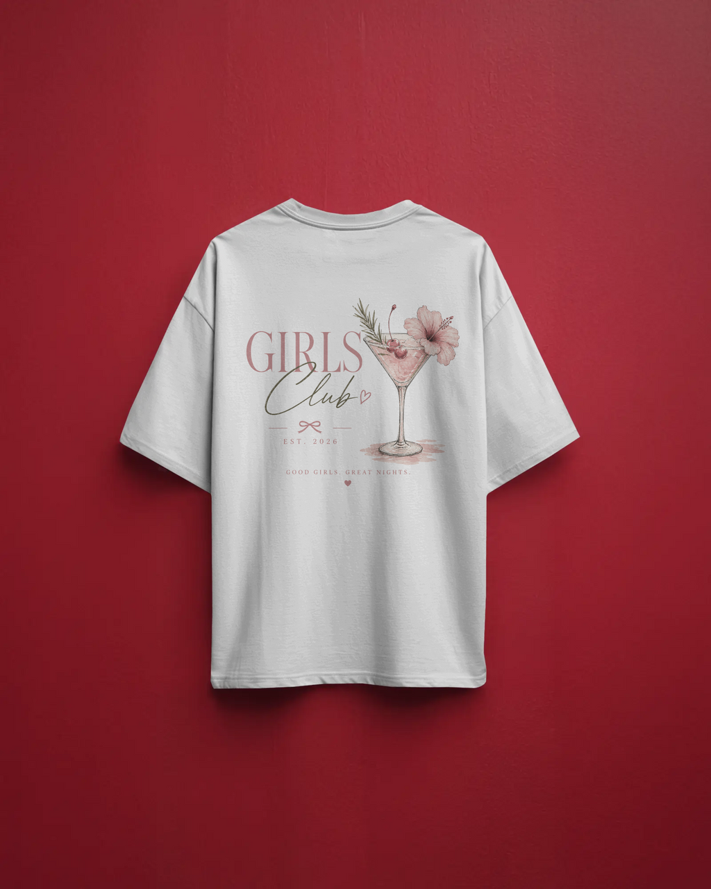 Girls Club Oversized Tee
