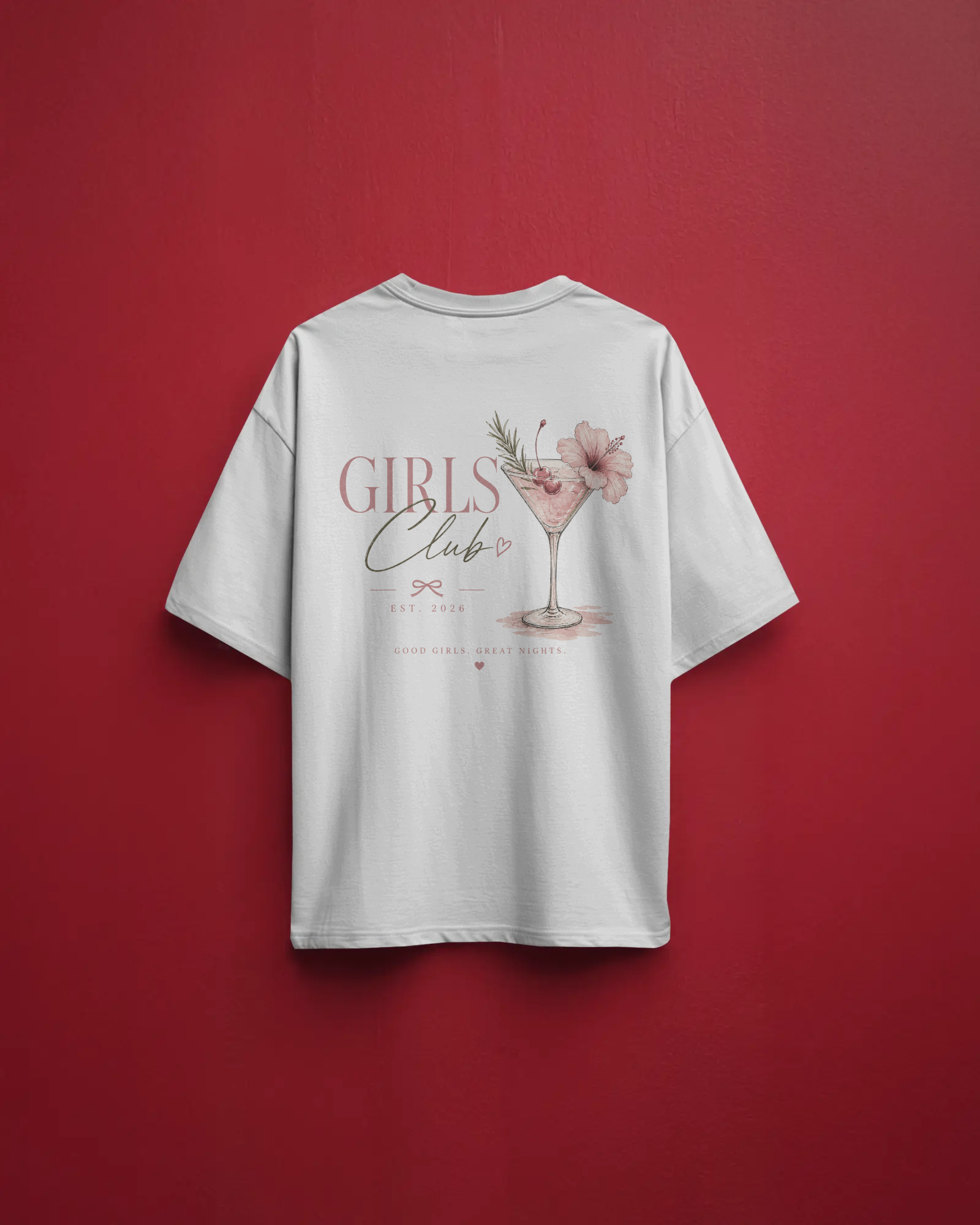 Girls Club Oversized Tee