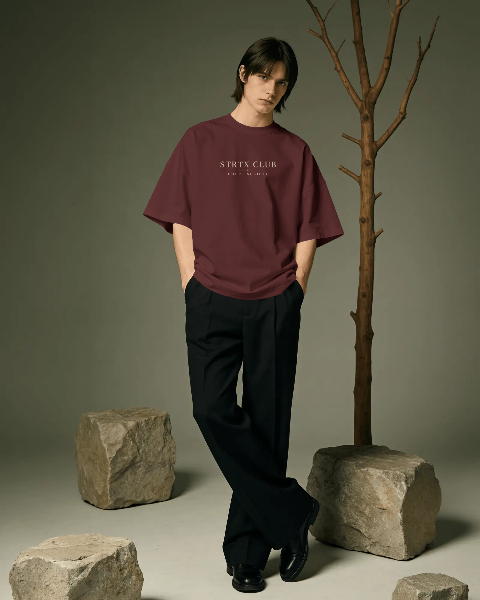 STRTX Club Tee | Court Society | 260 GSM