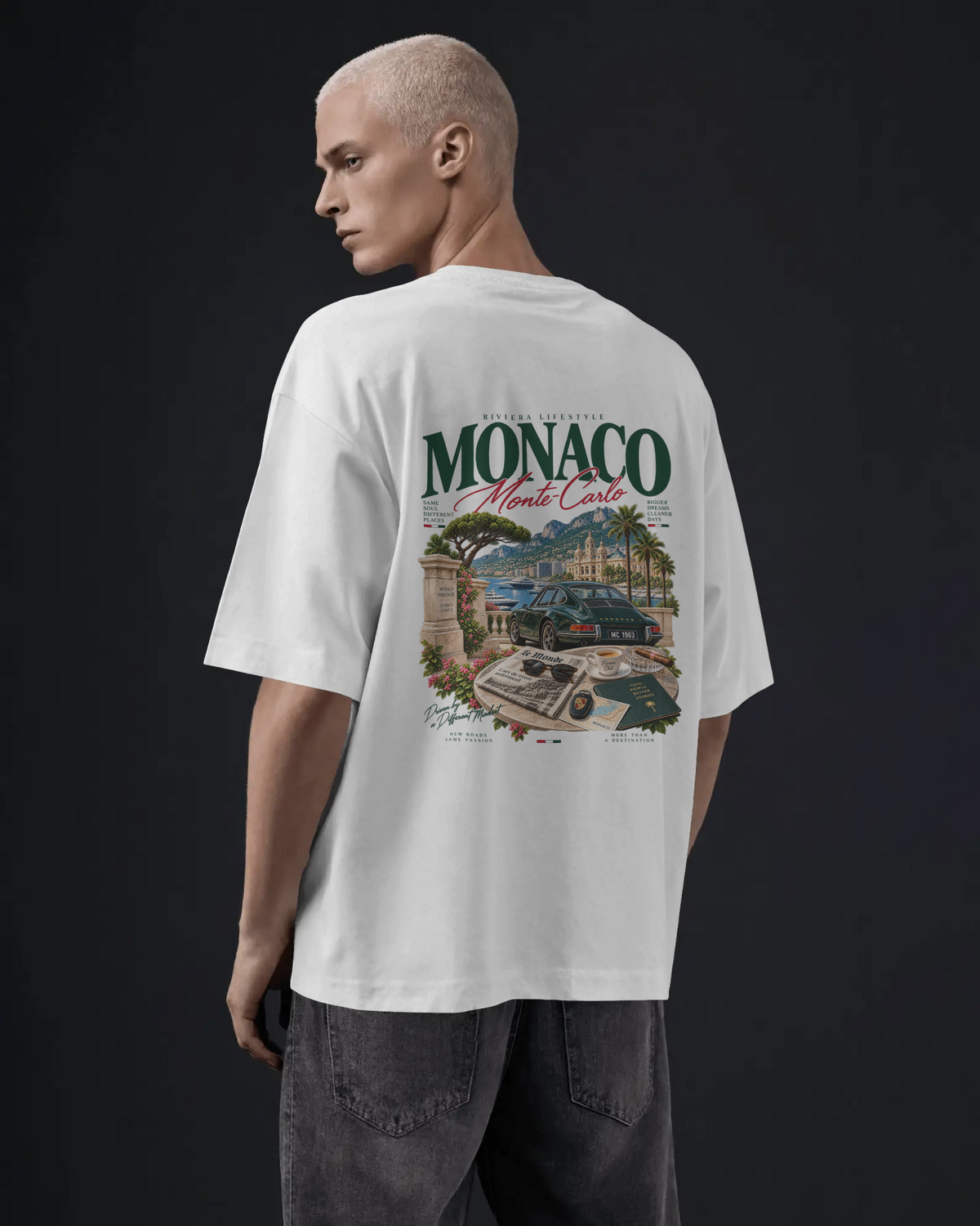 STRTX Monaco Terry Oversized Tee