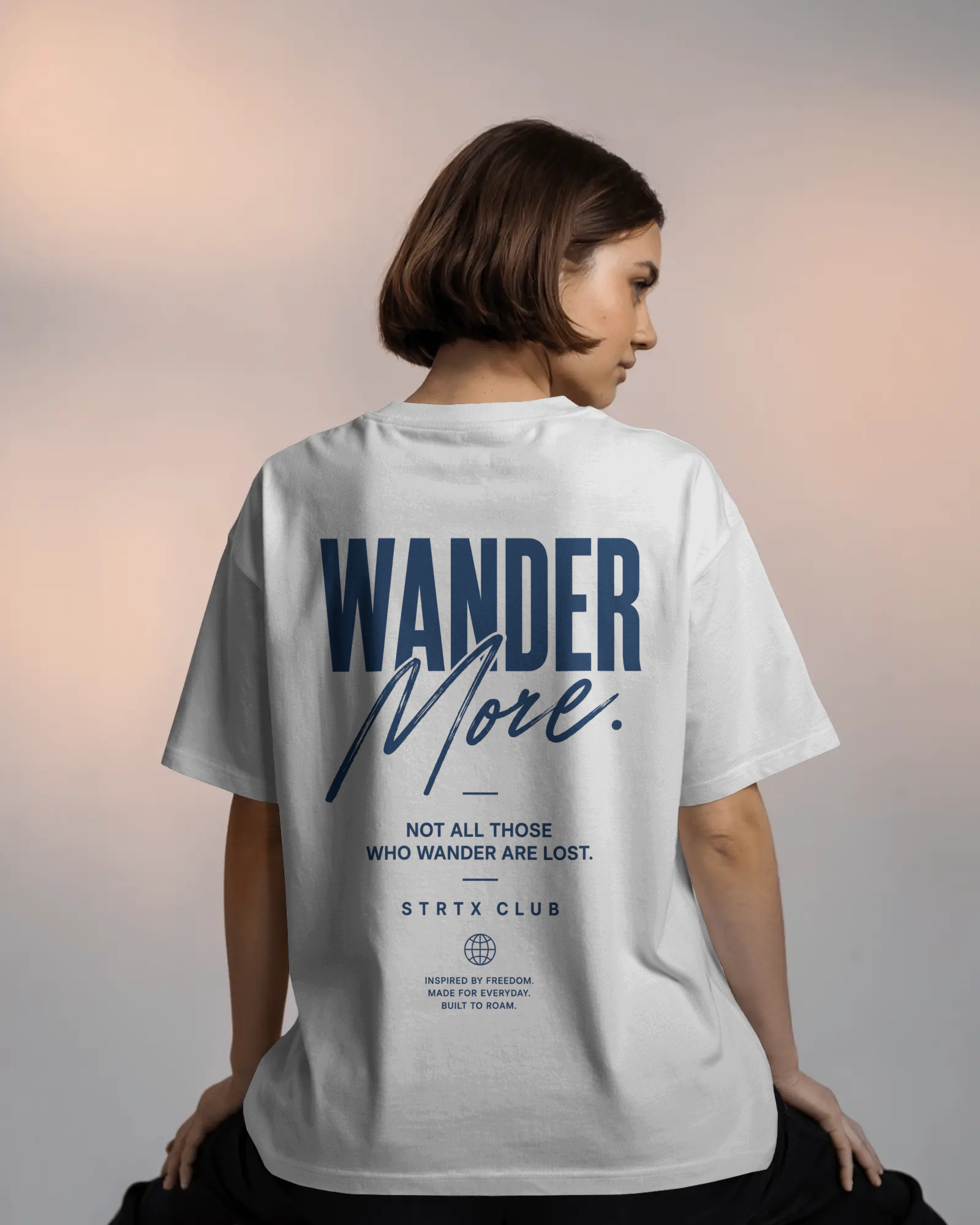 STRTX Wander More Oversized Tee