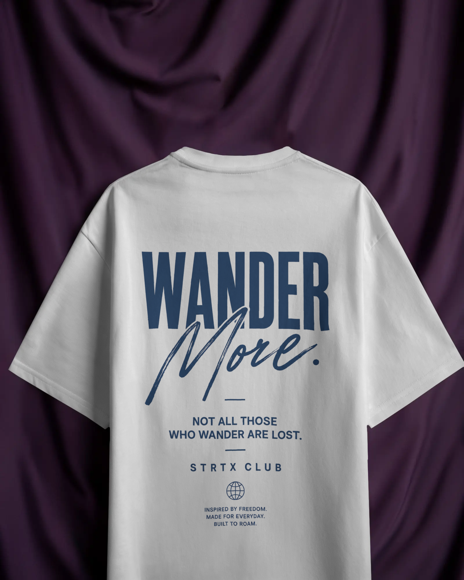 STRTX Wander More Oversized Tee
